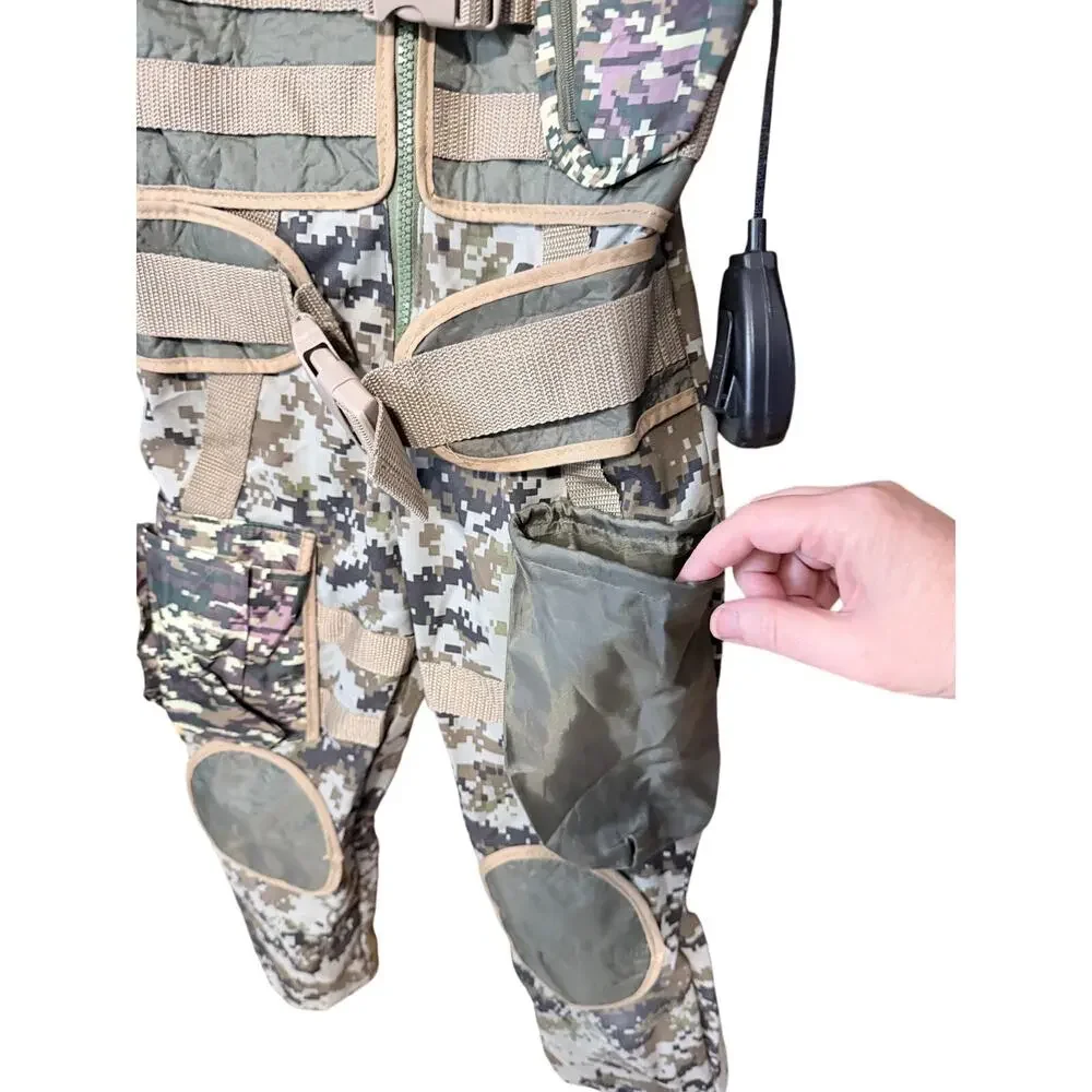 Teetot & co kids military costume one piece jumpsuit size 5 6 Halloween dress up